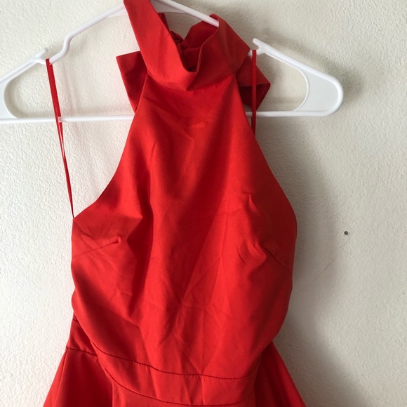 Revolve Red Backless Dress - Picture 7 of 8